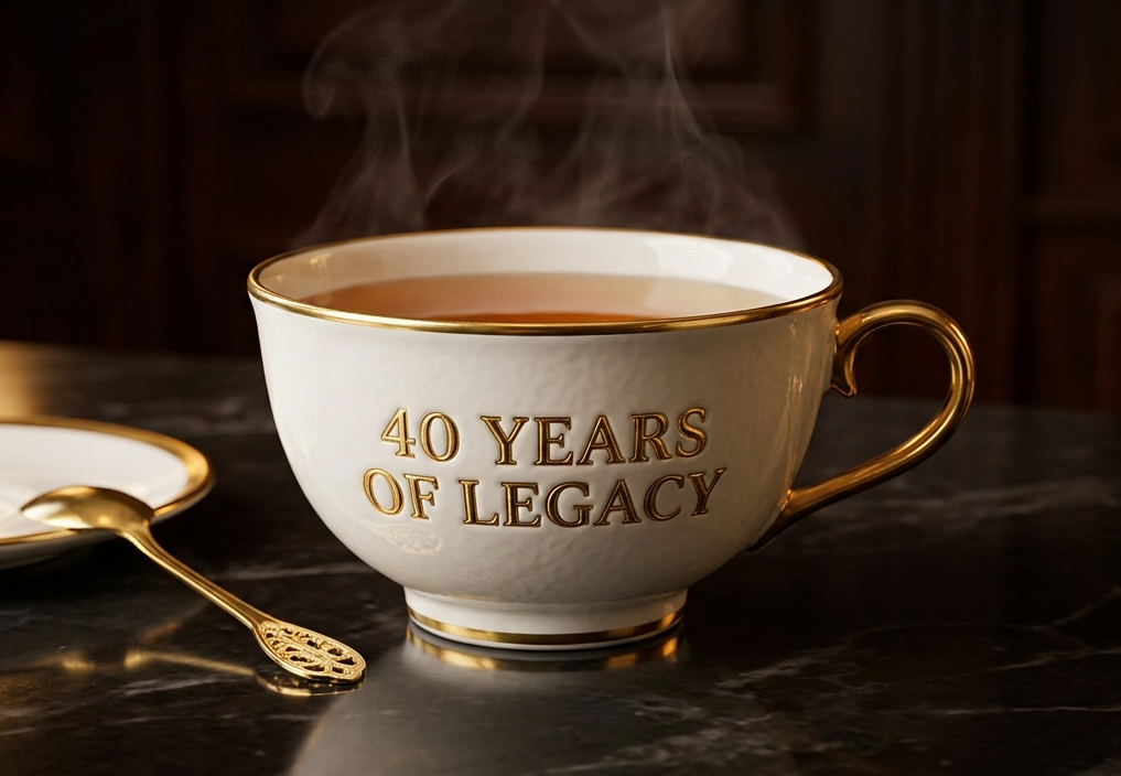 40 Years Legacy Tea Cup